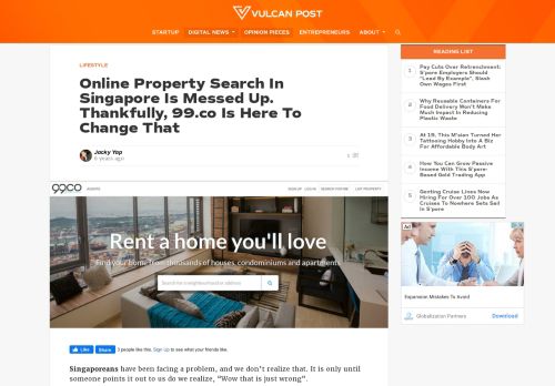 
                            9. Online Property Search In Singapore Is Messed Up. Thankfully, 99.co ...
