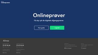 
                            13. Online Prøver | Alinea