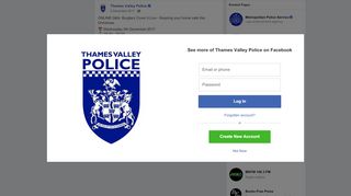 
                            6. ONLINE Q&A: Burglary Cover it Live -... - Thames Valley Police ...