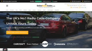 
                            6. Online Radio Codes: UK's No.1 Car Radio Code Company