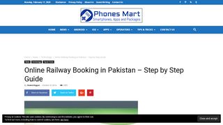 
                            9. Online Railway Booking in Pakistan - Step by Step Guide - ...