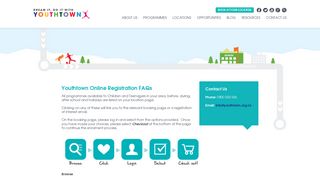 
                            2. Online Registration FAQs | Youthtown