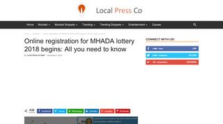 
                            6. Online registration for MHADA lottery 2018 begins: All you need to ...