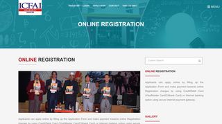 
                            6. Online Registration| The ICFAI University Sikkim | Full-time Campus ...