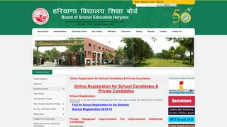 
                            3. Online registrations for School Regular & Private candidates | Board of ...