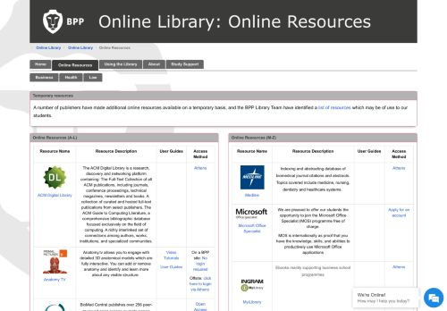 
                            8. Online Resources - BPP Online Library - LibGuides at BPP University