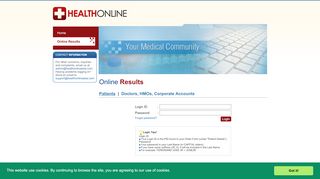 
                            4. Online Results - HealthOnline