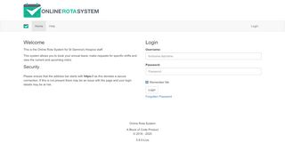 
                            11. Online Rota System - SGH