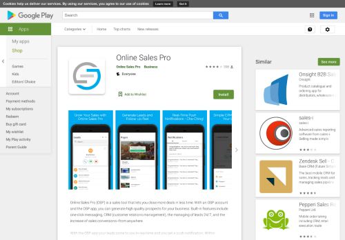 
                            5. Online Sales Pro – Apps bei Google Play