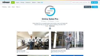 
                            7. Online Sales Pro on Vimeo