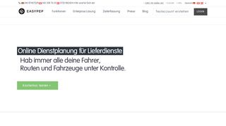 
                            2. Online Schichtplan für Lieferdienste | EASYPEP