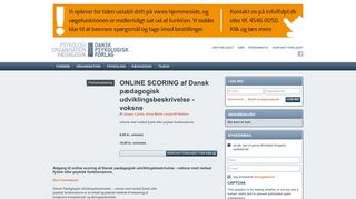 
                            4. ONLINE SCORING af Dansk pædagogisk udviklingsbeskrivelse ...