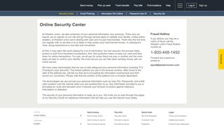 
                            5. Online Security Center | Western Union