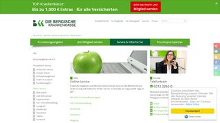 
                            2. Online Service - DIE BERGISCHE KRANKENKASSE