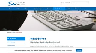 
                            6. Online-Service - Stadtwerke Werl