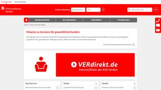 
                            8. Online-Service/Produkte - Kreissparkasse Verden