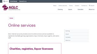 
                            12. Online services | AGLC