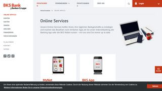 
                            2. Online Services - BKS Bank