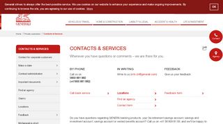 
                            6. Online services & contact | Generali