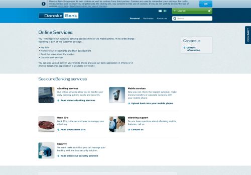 
                            2. Online Services - Danske Bank