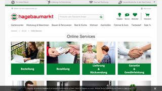 
                            3. Online Services - hagebau.de