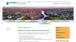 
                            9. Online Services - Hamilton City Council