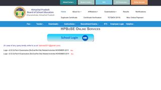 
                            12. Online Services - HPBoSE