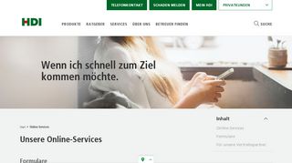 
                            10. Online-Services im Überblick - HDI