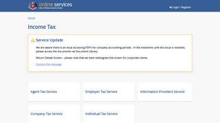
                            7. Online Services - Income Tax