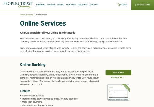 
                            11. Online Services | Peoples Trust Company