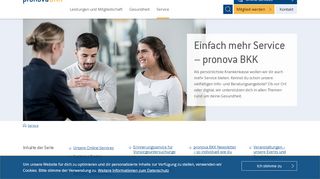 
                            1. Online-Services - pronova BKK
