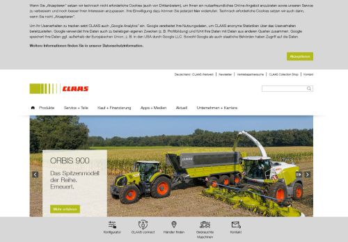 
                            3. Online Services - Service + Teile | CLAAS