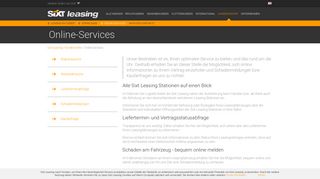 
                            2. Online-Services - Sixt-Leasing
