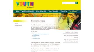 
                            3. Online Services - Youth Service