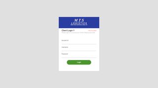 
                            9. Online Shipping Application - MTS Login !! - MTS Logistics