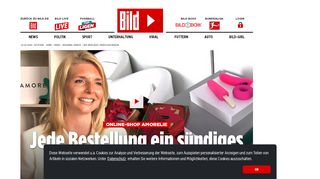 
                            11. Online-Shop AMORELIE | Jede Bestellung ein sündiges ... - Bild.de