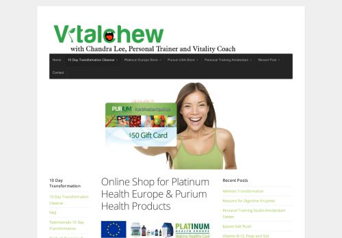 
                            8. Online Shop for Platinum Health Europe & Purium Health Products