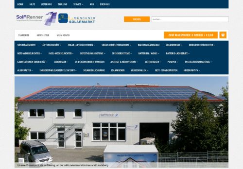 
                            6. Online-Shop für Photovoltaik Solar-Module, Wechselrichter