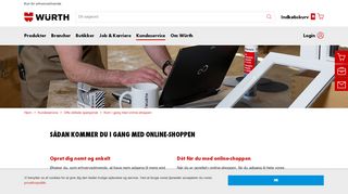 
                            4. Online Shop - Kom i gang nemt og enkelt | Würth