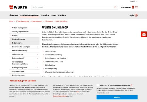 
                            5. Online Shop Würth Industrie Schweiz - Würth Industrie Service Schweiz