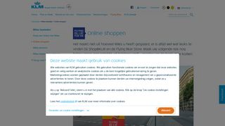 
                            3. Online shoppen - KLM.com