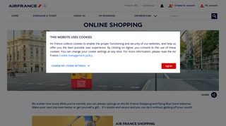 
                            6. Online Shopping - Air France