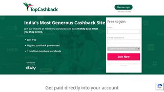 
                            5. Online Shopping and Cashback Discounts - TopCashBack Official Site