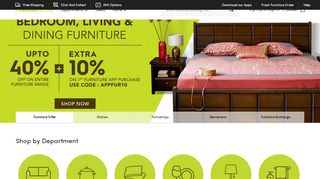 
                            7. Online Shopping at homecentre