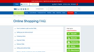 
                            2. Online Shopping | Clicks