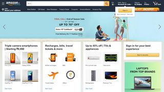 
                            10. Online Shopping site in India: Shop Online for Mobiles, Books ...