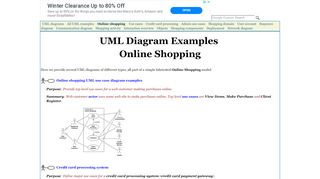 
                            6. Online shopping UML examples - use cases, checkout, ...