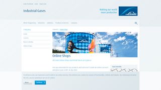 
                            12. Online Shops - Linde Gas