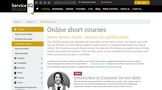 
                            8. Online Short Courses » ServiceIQ