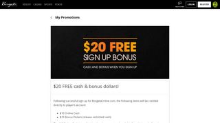 
                            5. online sign up bonus promotion - borgata poker - BorgataPoker.com